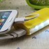 Oil-Injection Slim Power Bank with LED Light