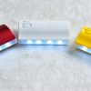Oil-Injection Slim Power Bank with LED Light