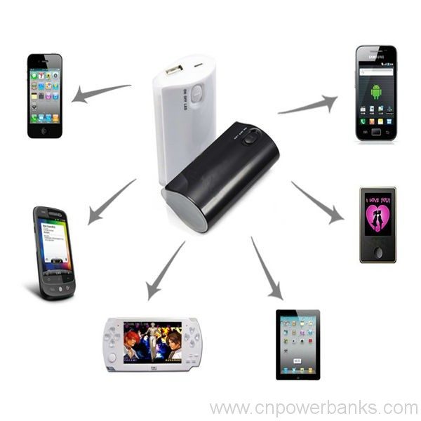 Oil-Injection Slim Power Bank with LED Light