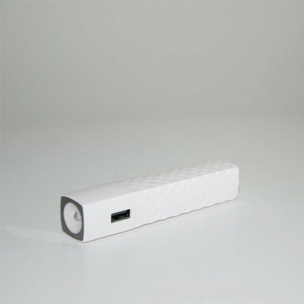Colorful Lipstick tube power bank 2600mah portable power bank 4 Colorful Lipstick-Tube Power Bank with LED Torch