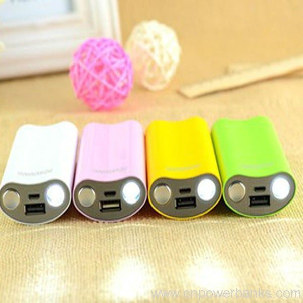 Emergency 7200mah portable mobile power bank 2 Emergency Power Bank with LED Flashlight