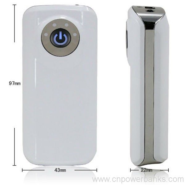 Portable Mobile Power Bank 4000mAh for Mobile Phones 6 Three-LED Indicator Power Bank for Smartphones