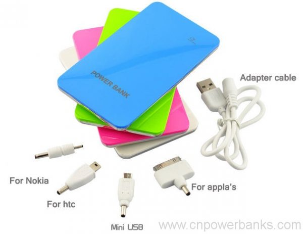 universal 8000mah power bank with two USB out 2 Universal Dual-USB Power Bank for Two Devices