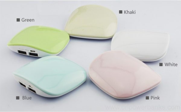 Button-Free Stone Power Bank in Five Colors