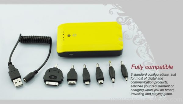 7600mAh External Battery for Phones 4 UV-Coated External Battery Pack for Phones