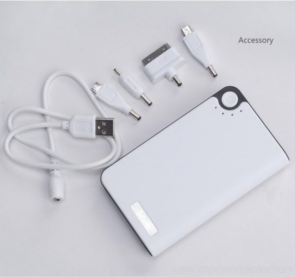 Acrylic-Shell Dual-Output Power Bank