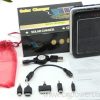 Solar Panel Power Bank with Emergency LED Light