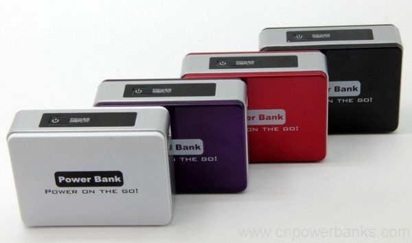 4400mAh smart phones mini Power banks with power display 2 Mini Power Bank with Power-Level Display