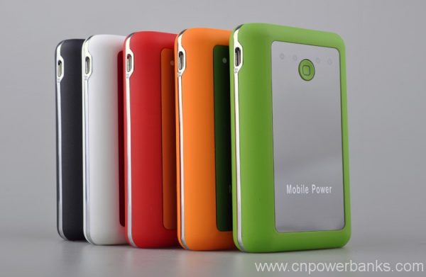8400mah Power Bank for mobile device 2 Five-Color Power Bank for Retail Chains