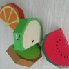 Colorful Fruits Design Universal 3000mah USB Power Bank for Mobile Phone 3 Fruit-Design Rubber-Oil Power Bank for Youth Retail