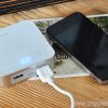 Cube 10000mah Power Bank with Digital Display for Cell phones 3 Cube Power Bank with Digital Display and 8 Tips