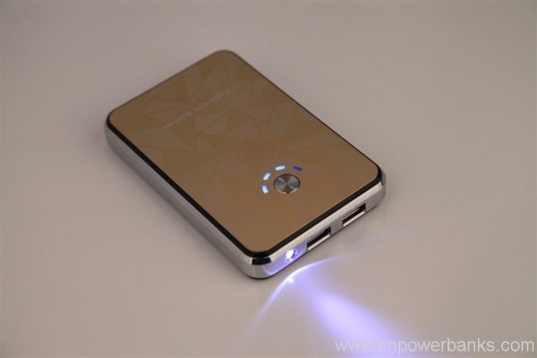External Battery Charger Portable power bank with led charge indicator 8000mah 7 External Battery Charger with LED Charge Indicator
