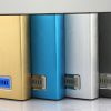 Golden high capacity dual usb portable 22000mah power bank for htc samsung iphone nokia 2 Golden Aluminum Power Bank with Dual USB Ports