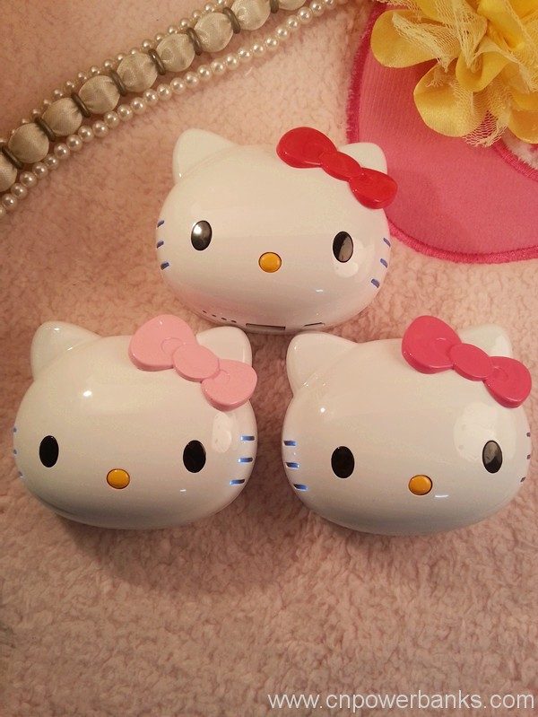 Lithium polymer cell power bank Flashlights Hello Kitty power bank Character-Theme Power Bank for Licensed Gift Programs