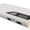 10000mAh Dual USB Portable Power Bank For Cellphone with LED Flashlight 2 Dual-USB Power Bank with LED Flashlight for Campers