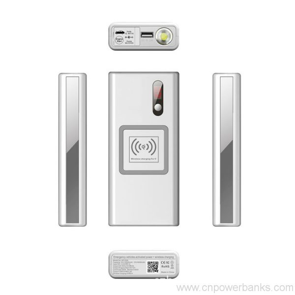 12000mah portable rohs power bank car jump start with LED light 2 Jump-Starter Power Bank with LED Work Light