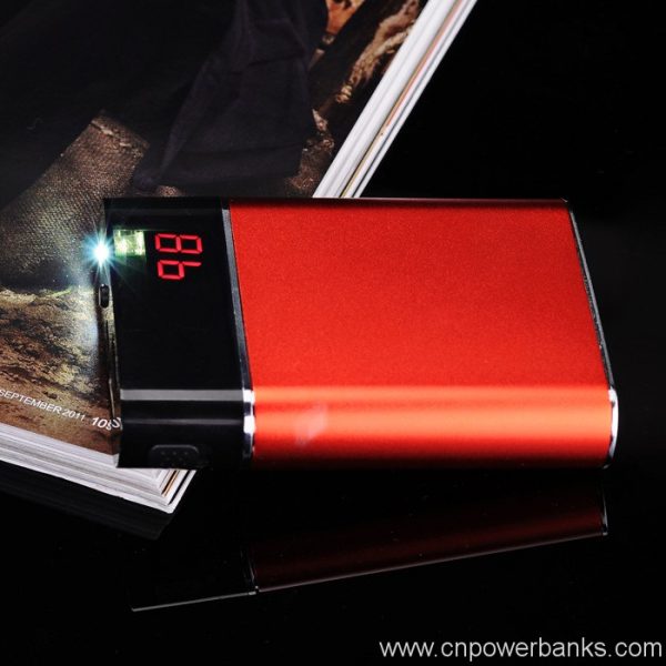 6000mah double usb led display power banks 6 Double-USB Power Bank with LED Display