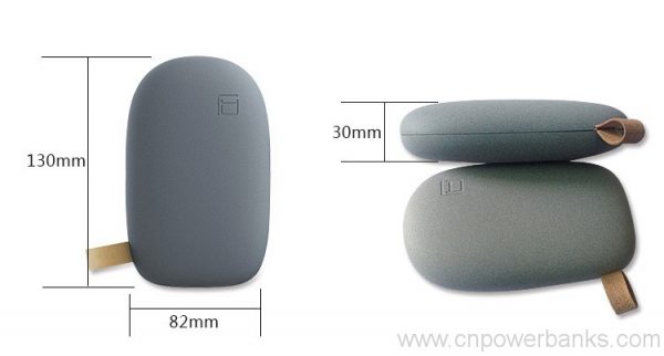 High capacity dual USB output universal portable stone power bank 2 High-Capacity Stone Power Bank with Dual USB