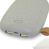 High capacity dual USB output universal portable stone power bank 6 High-Capacity Stone Power Bank with Dual USB