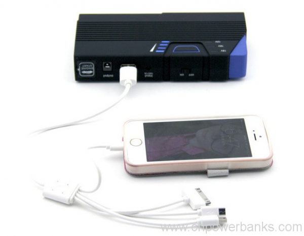 Multi-Voltage Jump Starter for Cars and Laptops