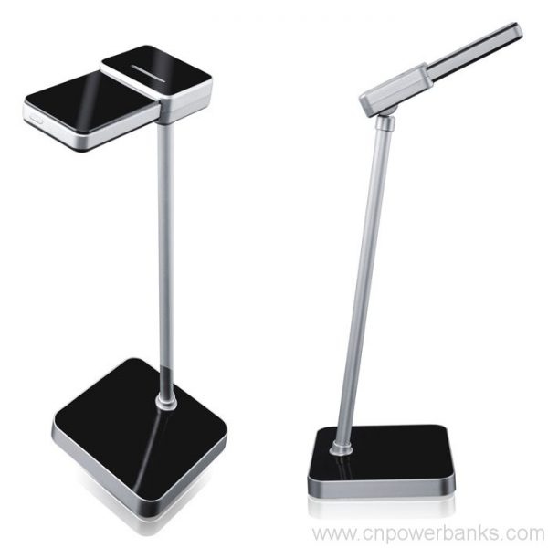 Portable desk lamp power bank for smartphones 6 Desk Lamp Power Bank with USB Hub