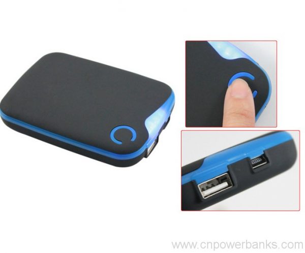 Universal portable 5000mah power bank for samsung/iphone/handphone with LED capacity 2 Universal Portable Power Bank with LED Capacity Gauge