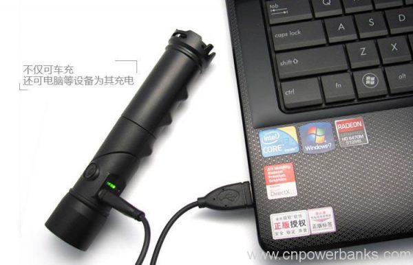 Lighting, Compass, Charger Multi-function Portable power bank for mobile phone 4 Safety Power Bank with Compass and Alarm for Hikers