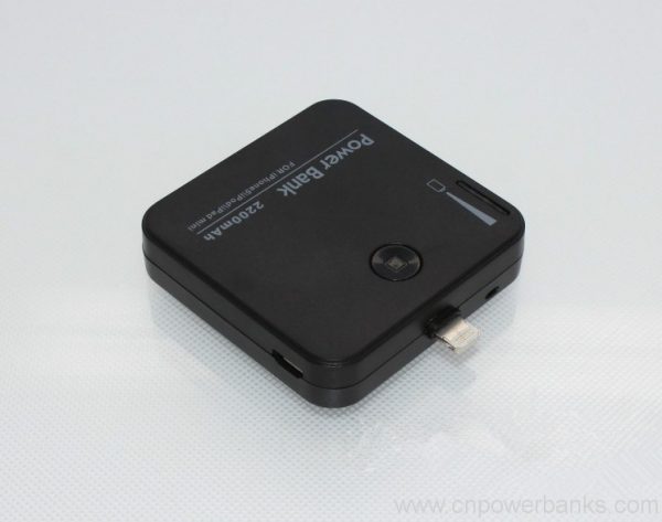 Mini power bank 2200mah for iphone 5 portable charger 2 Mini Power Bank for iPhone 5-Class Phones