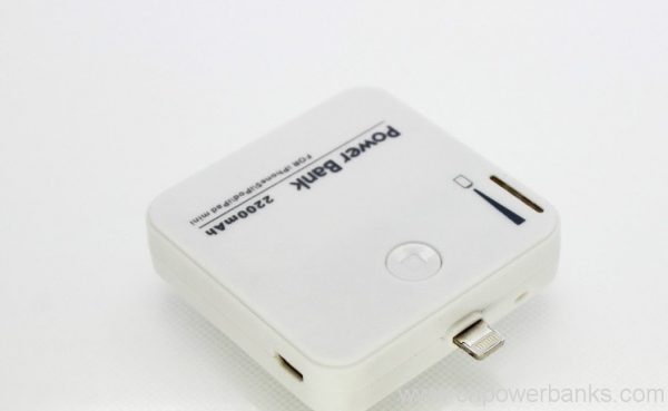 Mini power bank 2200mah for iphone 5 portable charger 3 Mini Power Bank for iPhone 5-Class Phones