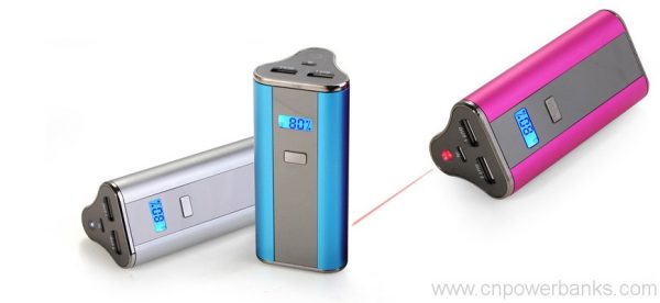 2 usb port triangle power bank 7800mAh 5 Triangle Power Bank with Dual USB Ports