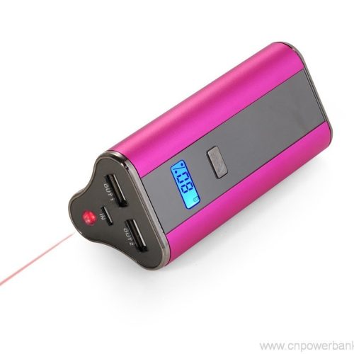 Triangle Power Bank with Dual USB Ports
