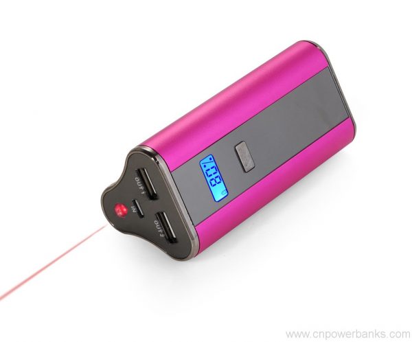 2 usb port triangle power bank 7800mAh Triangle Power Bank with Dual USB Ports