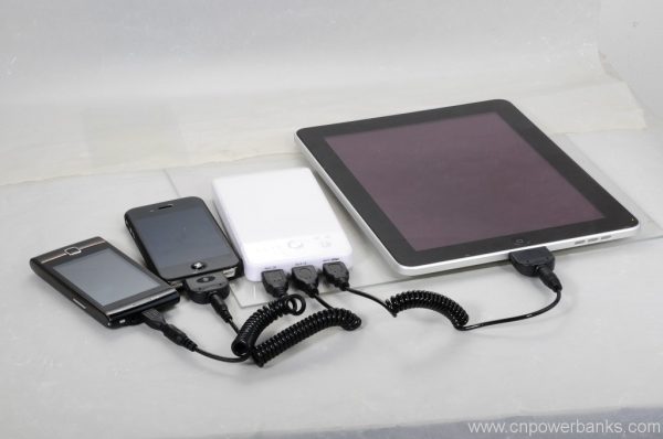 3 USB output 12000mah Power bank for laptop and mobile phones 6 Three-USB Power Bank for Laptops and Phones
