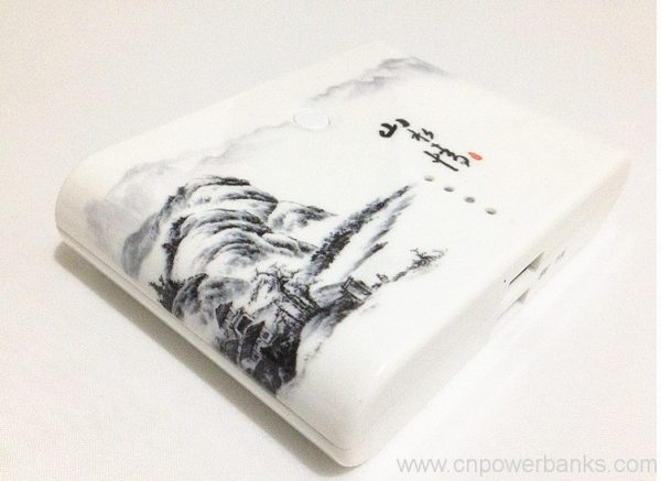 Chinese style Blue and White porcelain mobile power bank 7 Blue-and-White Porcelain Power Bank for Cultural Gift Retail