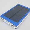 Orange Solar Power Bank with LED Indicator