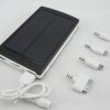 Orange Solar Power Bank with LED Indicator