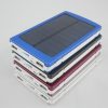 Orange Solar Power Bank with LED Indicator