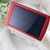 Orange Solar Power Bank with LED Indicator