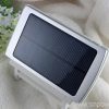 Orange Solar Power Bank with LED Indicator