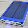 Orange Solar Power Bank with LED Indicator