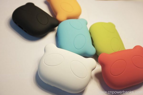 3000mAh External Battery Charger Cartoon Panda Head Power Bank for Apple /Samsung/ Nokia /Sony 2 Panda-Head Cartoon Power Bank for Gift Retail