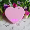 Lovely heart 5200mAh portable charger for Samsung/Iphone and all the smartphones 3 Aluminum Heart Power Bank for Couple Gifting
