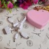 Lovely heart 5200mAh portable charger for Samsung/Iphone and all the smartphones 6 Aluminum Heart Power Bank for Couple Gifting