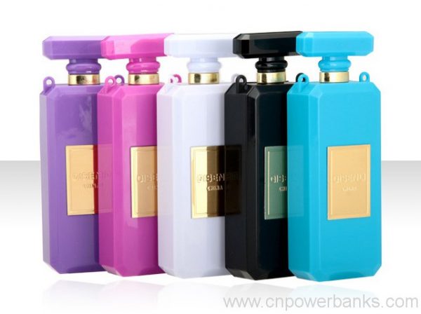Perfume bottle power bank battery charger for phone, psp, mp4 Perfume-Bottle Power Bank for Beauty and Travel Retail