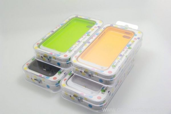 Back Battery Case for Iphone5/5s/5c 4 Backup Battery Case for iPhone 5 / 5s / 5c
