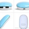 Crystal Stone 5200mAh smart power bank with slide touch key 2 Pebble Touch-Key Power Bank with Crystal Finish