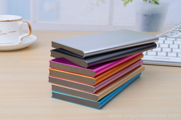 Super Slim 20000mah Portable Porket Power Bank With Colors available 4 Super Slim Dual USB Power Bank for Travel Retail