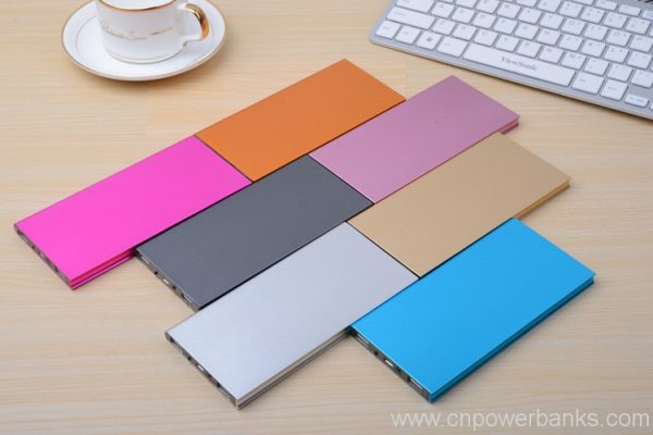 Super Slim 20000mah Portable Porket Power Bank With Colors available Super Slim Dual USB Power Bank for Travel Retail