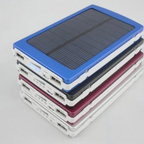 Solar Power Bank in Four Colorways for Outdoor Retail