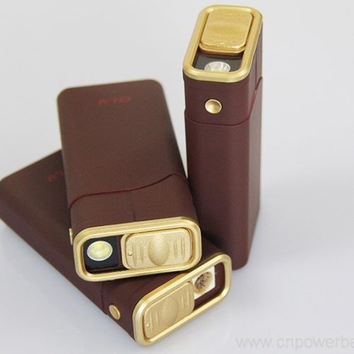 Multi-Color Mini Power Bank with LED Light